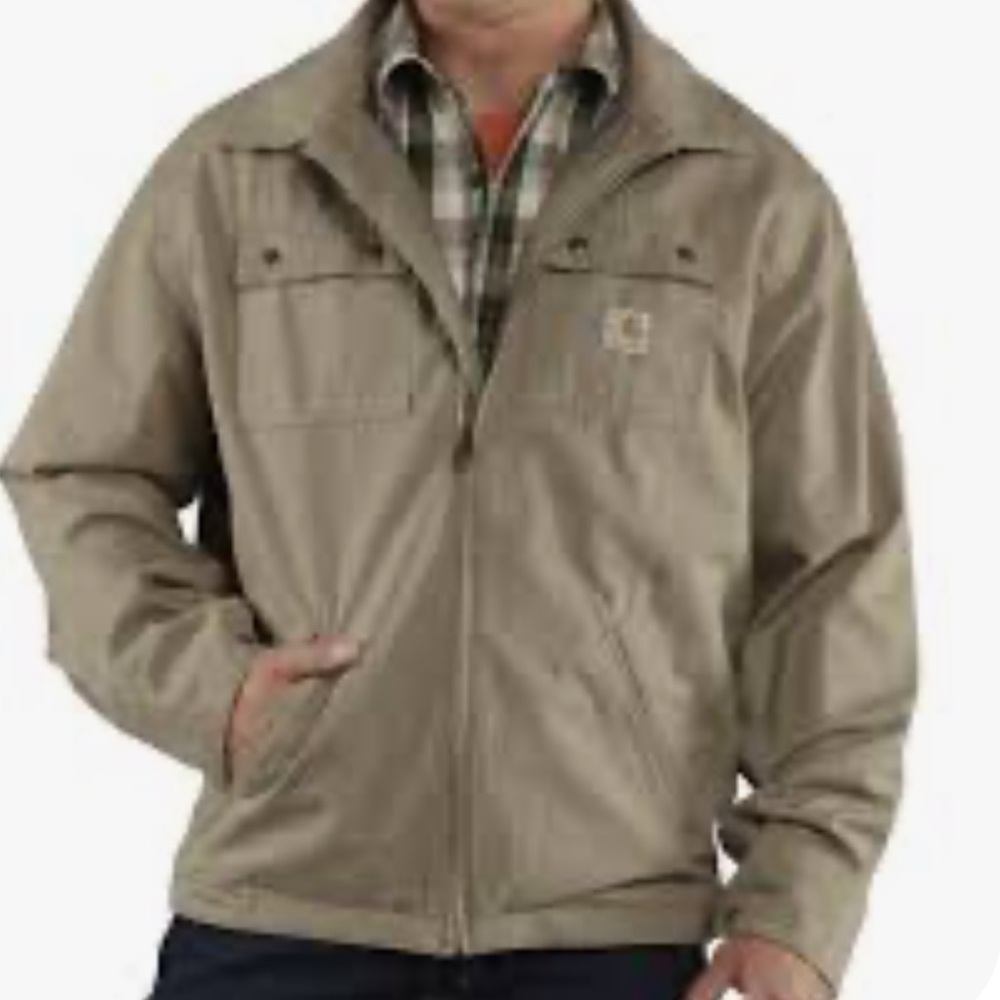 Carhartt ClassicTan Canvas FlintJacket